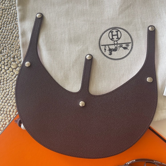 HERMES RARE PINK /BROWN REVERSIBLE VISOR - Picture 6 of 14